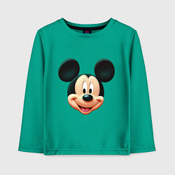 Детский лонгслив Mickey mouse head