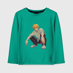 Детский лонгслив Человек-бензопила Денджи чилл