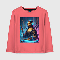 Детский лонгслив Mona Lisa cyberpunk - fantasy