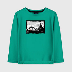 Детский лонгслив Дикая страна