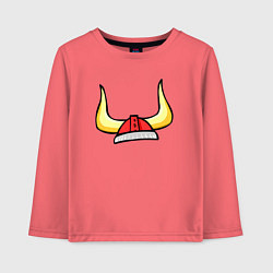 Детский лонгслив Мужской шлем викинга - для пары