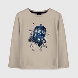 Детский лонгслив Magic tardis