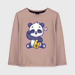 Детский лонгслив Cute panda