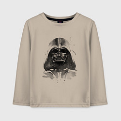 Детский лонгслив Дарт вейдер акварель
