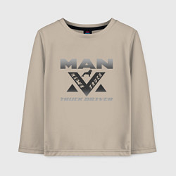 Детский лонгслив MAN дальнобой