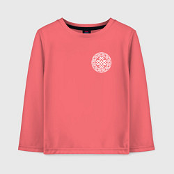 Детский лонгслив Символика славянского Белобога