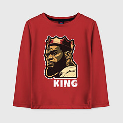 Детский лонгслив Король Леброн Джеймс