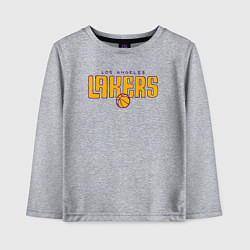 Детский лонгслив Team Los Angeles Lakers