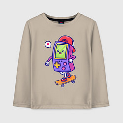 Детский лонгслив Tetris skater