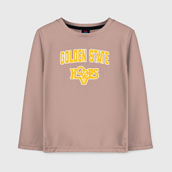 Детский лонгслив Golden State hoops