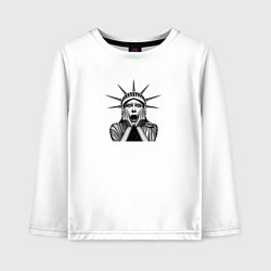 Детский лонгслив Статуя удивления