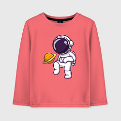 Детский лонгслив Saturn football