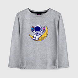 Детский лонгслив Космическое мороженое