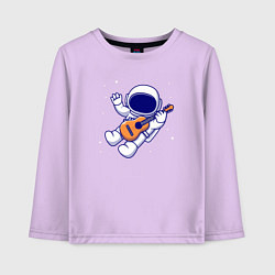 Детский лонгслив Космический гитарист