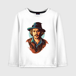 Детский лонгслив Джонни Депп