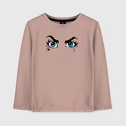 Детский лонгслив Глаза Харли