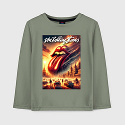 Детский лонгслив Logo of the Rollings Stones