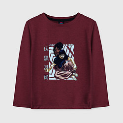 Детский лонгслив Магическая битва Тоджи