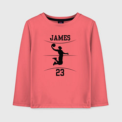 Детский лонгслив James 23