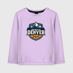 Детский лонгслив Из города Денвер