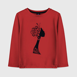 Детский лонгслив Black woman