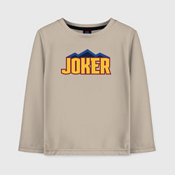 Детский лонгслив Nuggets Joker