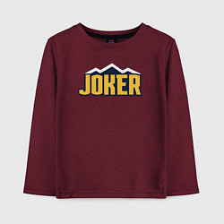 Детский лонгслив Joker Nuggets