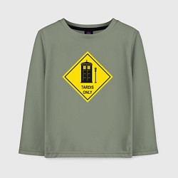 Детский лонгслив Tardis only