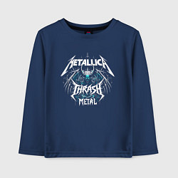 Детский лонгслив Metallica - thrash metal rock