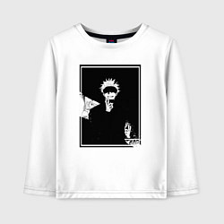 Детский лонгслив Сатору годжо манга