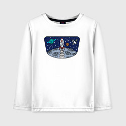 Детский лонгслив Space travel