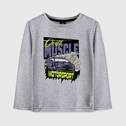 Детский лонгслив Drift muscle