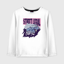Детский лонгслив Street legal