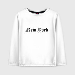 Детский лонгслив New York - USA metropolis