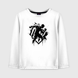 Детский лонгслив Миксфайт боец граффитт