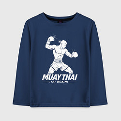 Детский лонгслив Муай Тай аниме