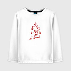 Детский лонгслив Fire Walk With Me