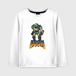 Детский лонгслив Doom солдат марса