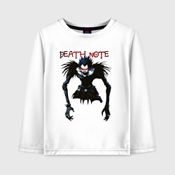 Лонгслив хлопковый детский Death Note Ryuk - светлый, цвет: белый
