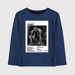 Лонгслив хлопковый детский Джон Джонс постер, цвет: тёмно-синий
