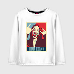 Детский лонгслив Olivia Rodrigo rock