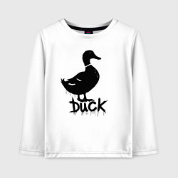 Детский лонгслив Граффити утка