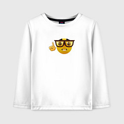 Детский лонгслив Смайл-ботан