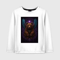 Детский лонгслив Духовный медведь