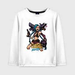 Детский лонгслив Джинкс League of Legends