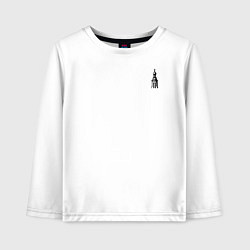 Лонгслив хлопковый детский Купола, цвет: белый