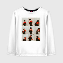 Детский лонгслив Боксер фотографии