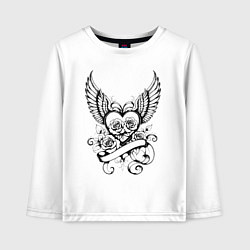 Детский лонгслив Крылья любви