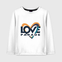 Детский лонгслив Логотип Love Parade