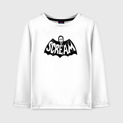 Детский лонгслив Scream bat